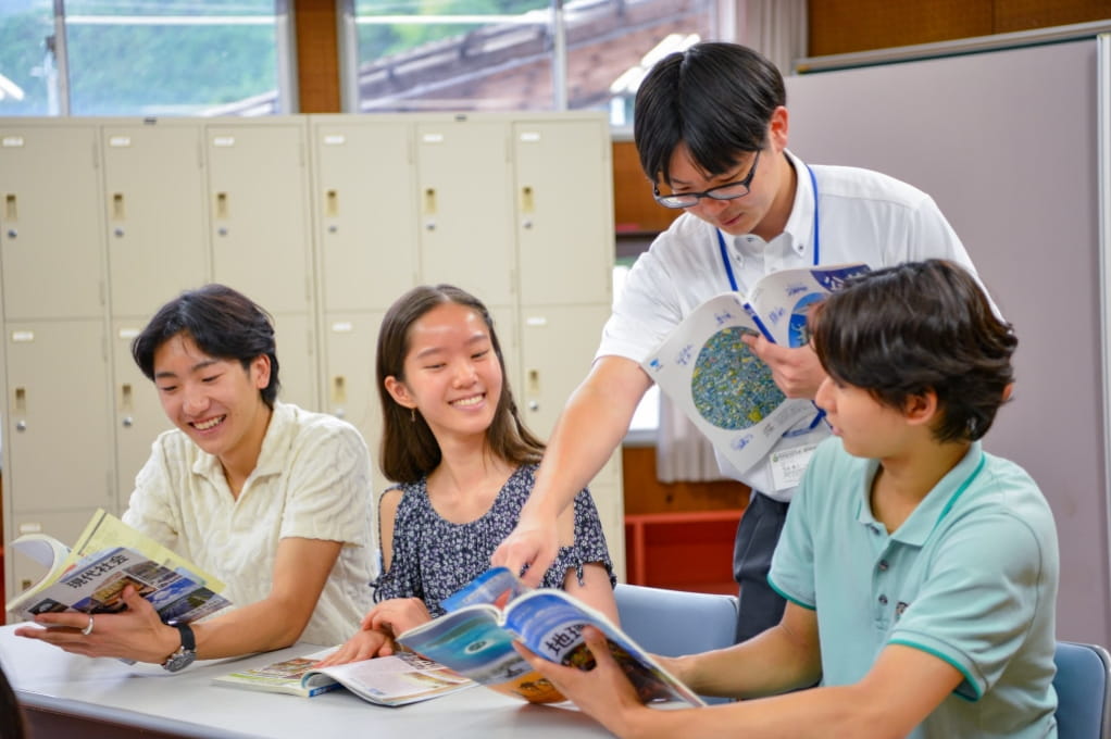 明蓬館高等学校の授業の雰囲気